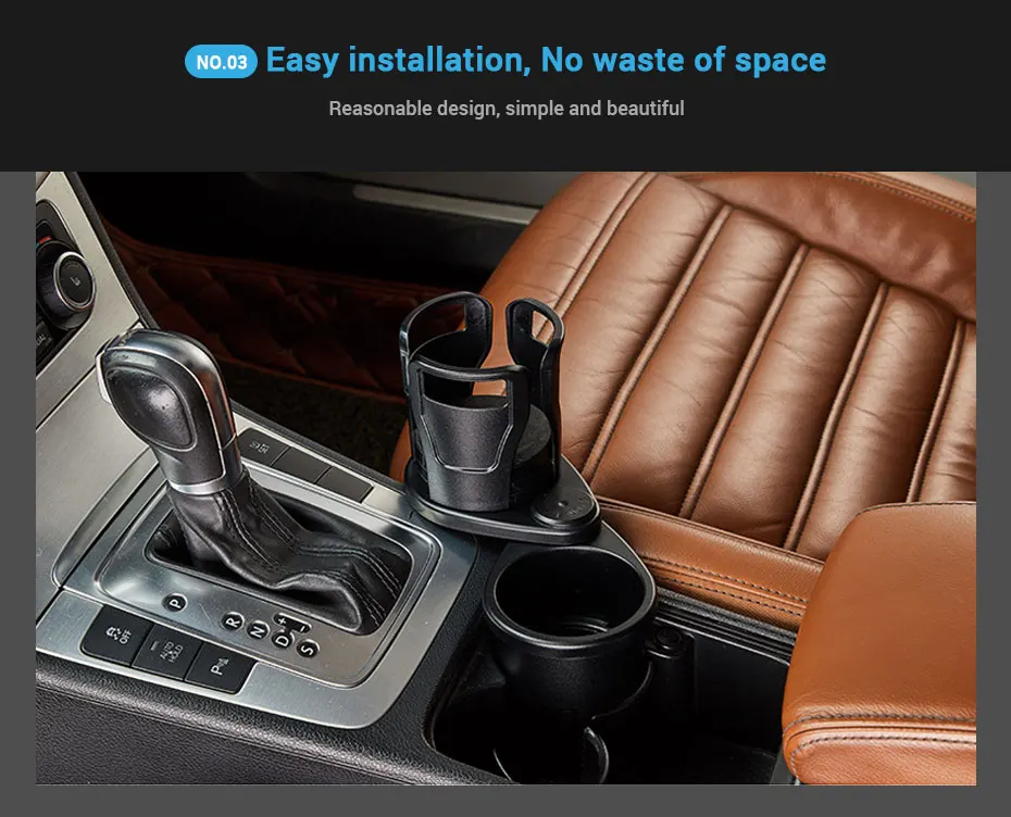 2 in 1 Car Cup Holder Expander 360 Degree Adjustable 2 in 1 Car Cup Holder Expander 360 Degree Adjustable