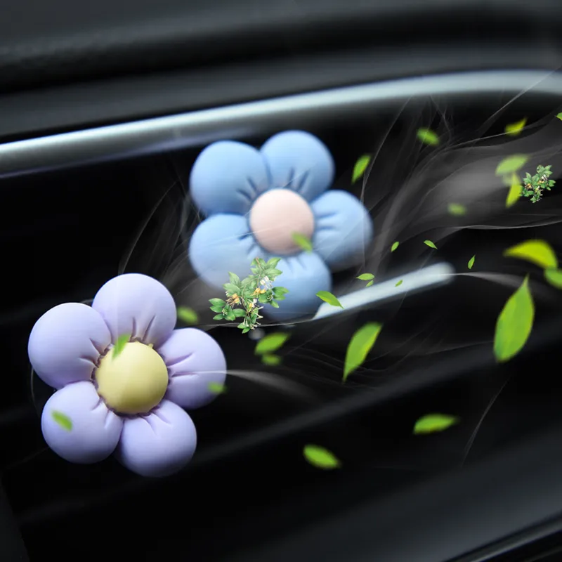 Cute Flower Aromatherapy Car Air Outlet Decoration Cute Flower Aromatherapy Car Air Outlet Decoration