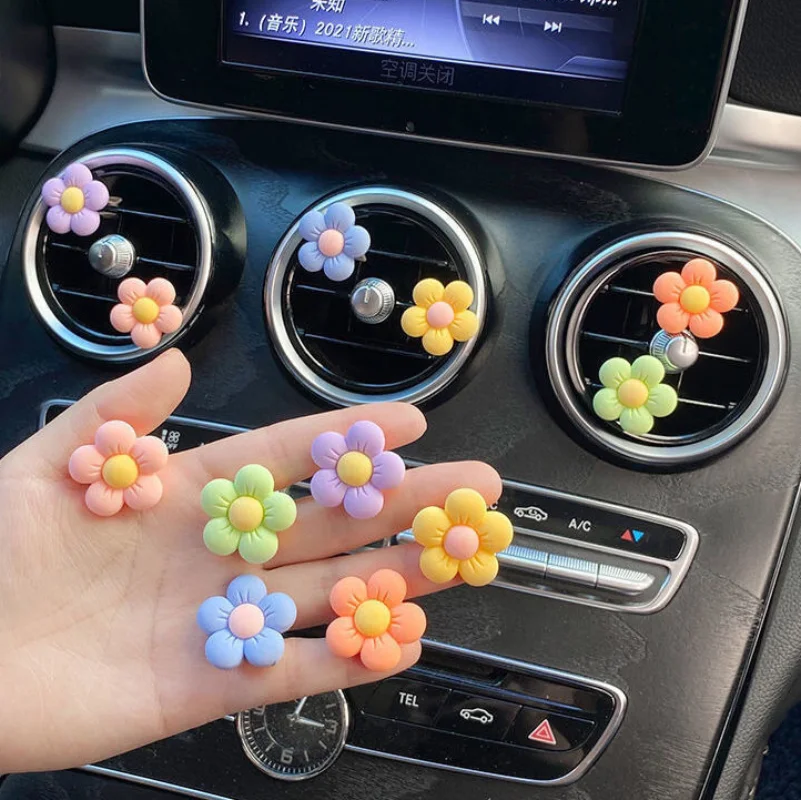 Cute Flower Aromatherapy Car Air Outlet Decoration Cute Flower Aromatherapy Car Air Outlet Decoration