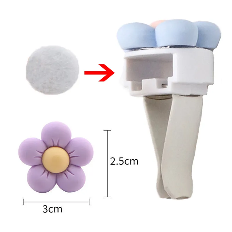 Cute Flower Aromatherapy Car Air Outlet Decoration Cute Flower Aromatherapy Car Air Outlet Decoration