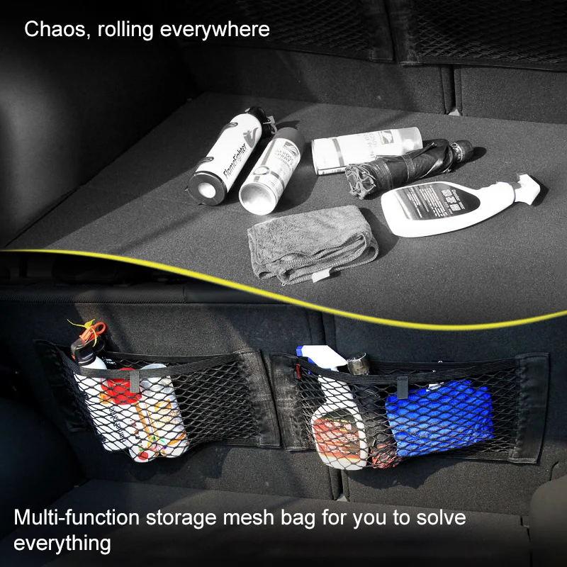 Rear Trunk Organizer Net Mesh Rear Trunk Organizer Net Mesh